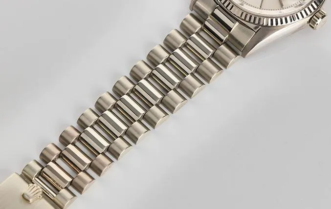 Rolex White Gold Day-Date Silver Dial 1803