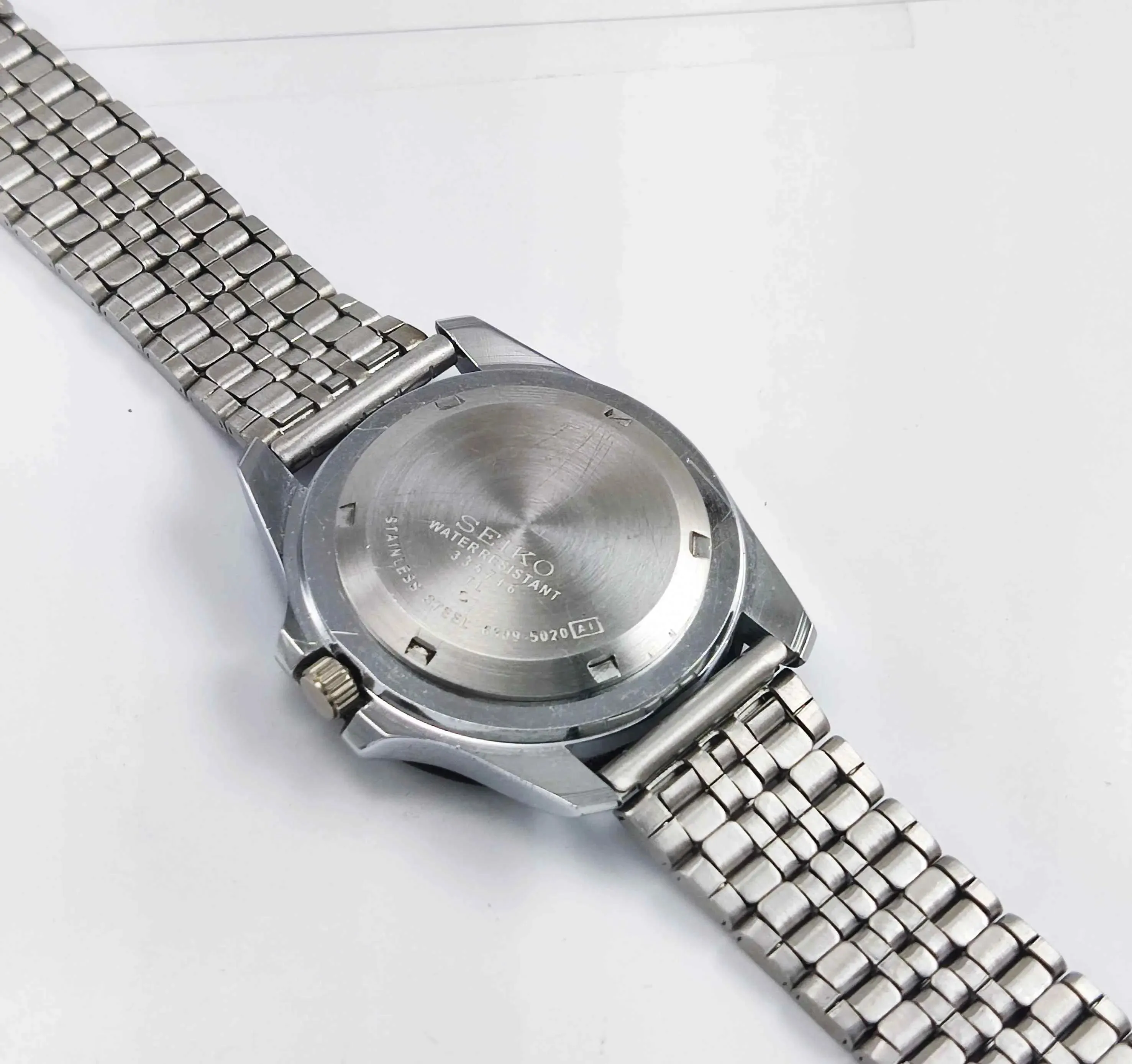Seiko Automatic 6349A Green Dial 23 Jewels Men's Sports Watch