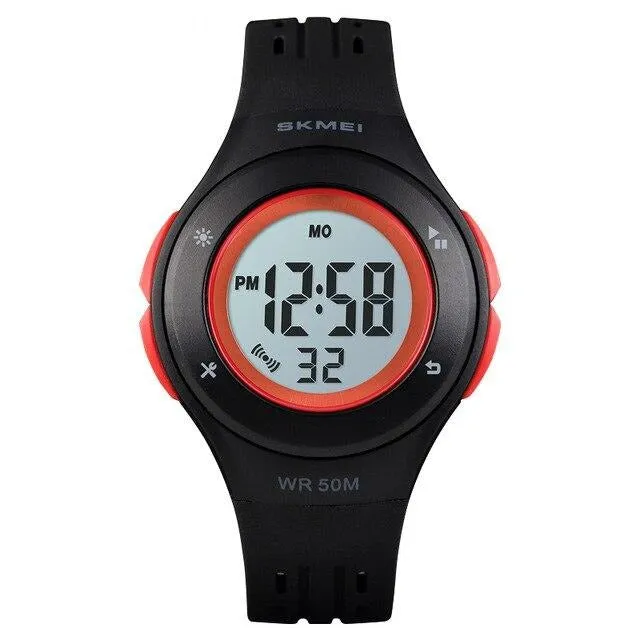SKMEI 1455 LED Sport Style Children Watches for Boys or Girls