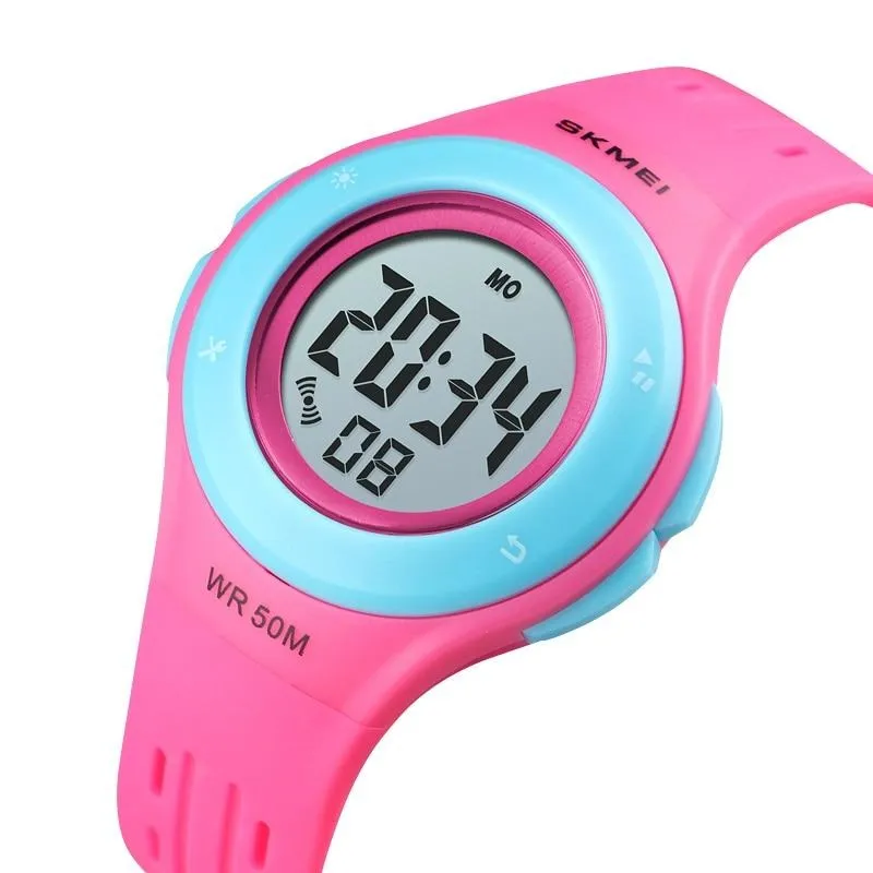 SKMEI 1455 LED Sport Style Children Watches for Boys or Girls