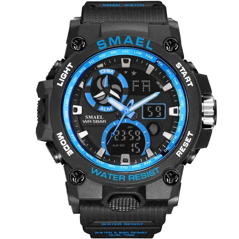 SMAEL 50m Waterproof  Sport Watch