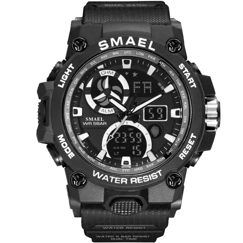 SMAEL 50m Waterproof  Sport Watch