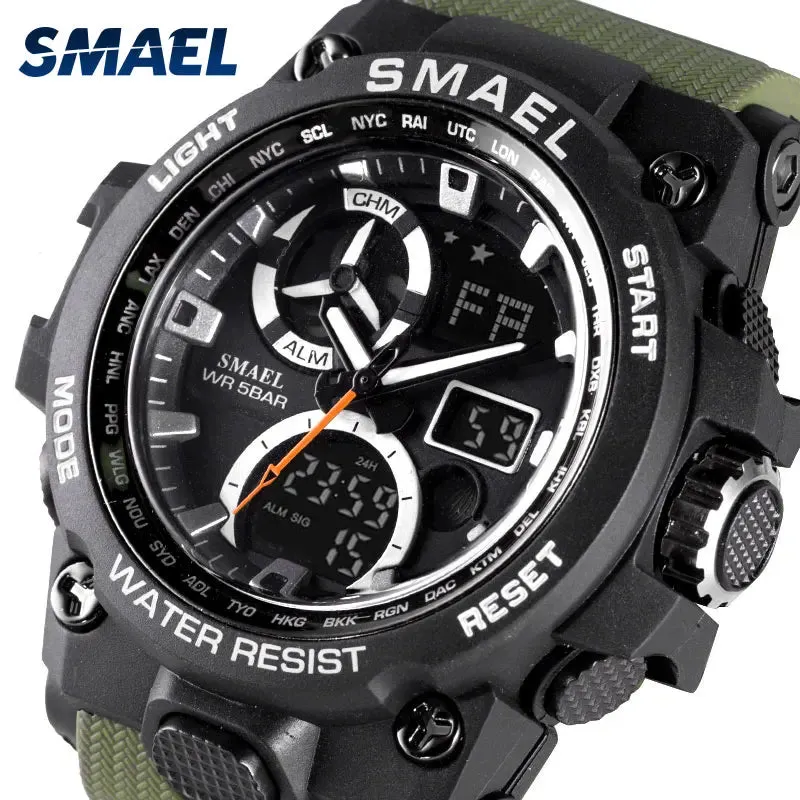 SMAEL 50m Waterproof  Sport Watch
