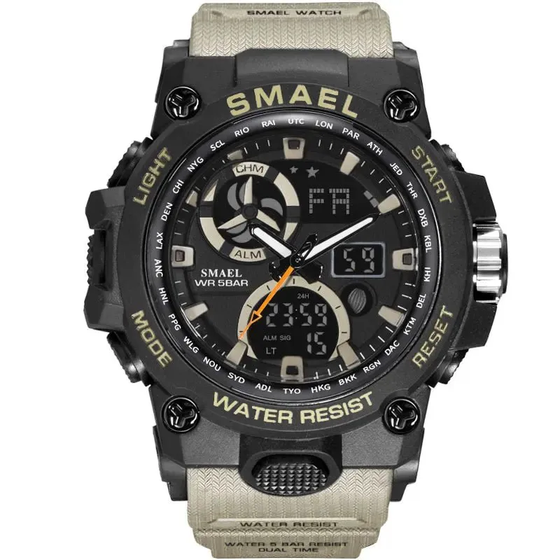 SMAEL 50m Waterproof  Sport Watch