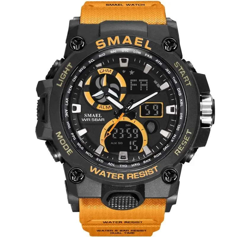 SMAEL 50m Waterproof  Sport Watch