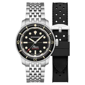 Spinnaker Fleuss 40 Automatic 145TH Limited Edition Cool Black Men's Watch SP-5133-11