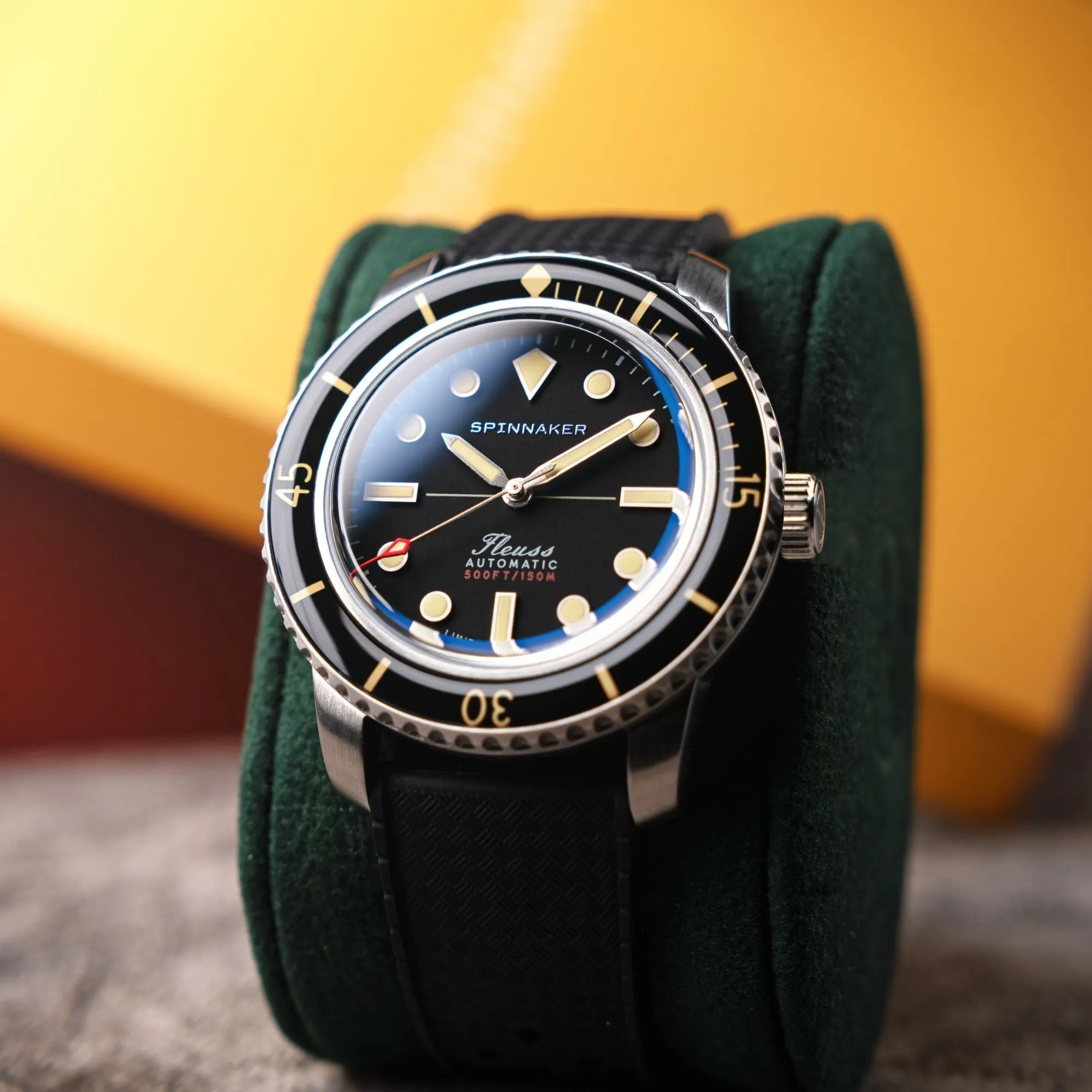 Spinnaker Fleuss 40 Automatic 145TH Limited Edition Cool Black Men's Watch SP-5133-11