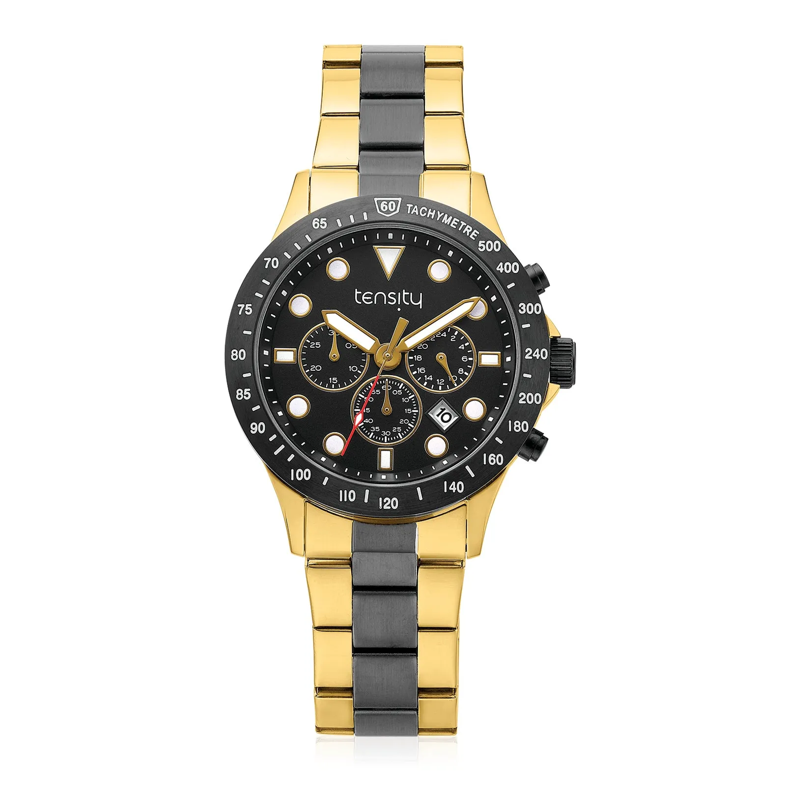 Tensity 44mm Stainless Steel & Yellow Gold Chronograph Watch