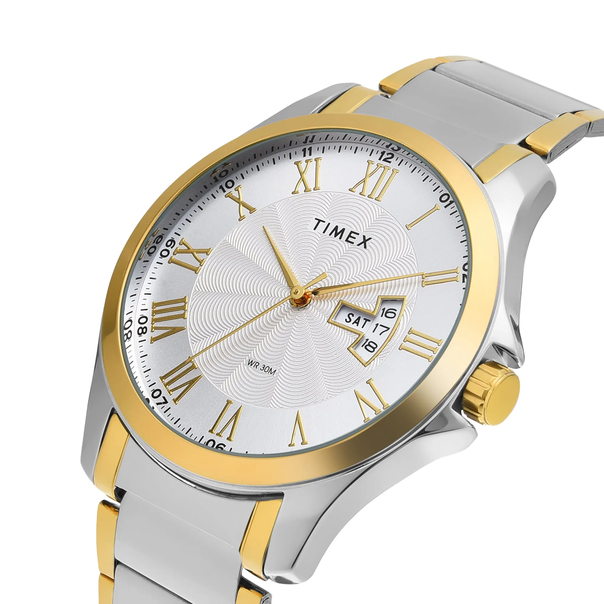 Timex Silver-Toned Dial Men Watch - TW000X111