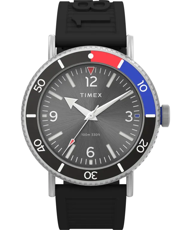 Timex Standard Diver Mens 43mm Eco-Friendly Rubber Strap Watch TW2V71800