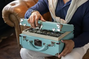 Watch Trunk - Togo Tiffany Blue