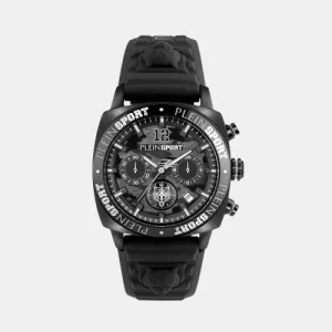 Wildcat Men Black Chronograph Silicon Watch PSGBA0523