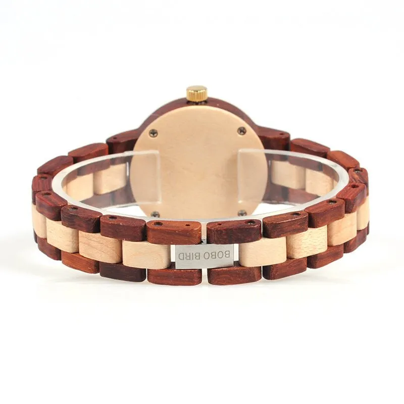 Wooden Women's Quartz Watch