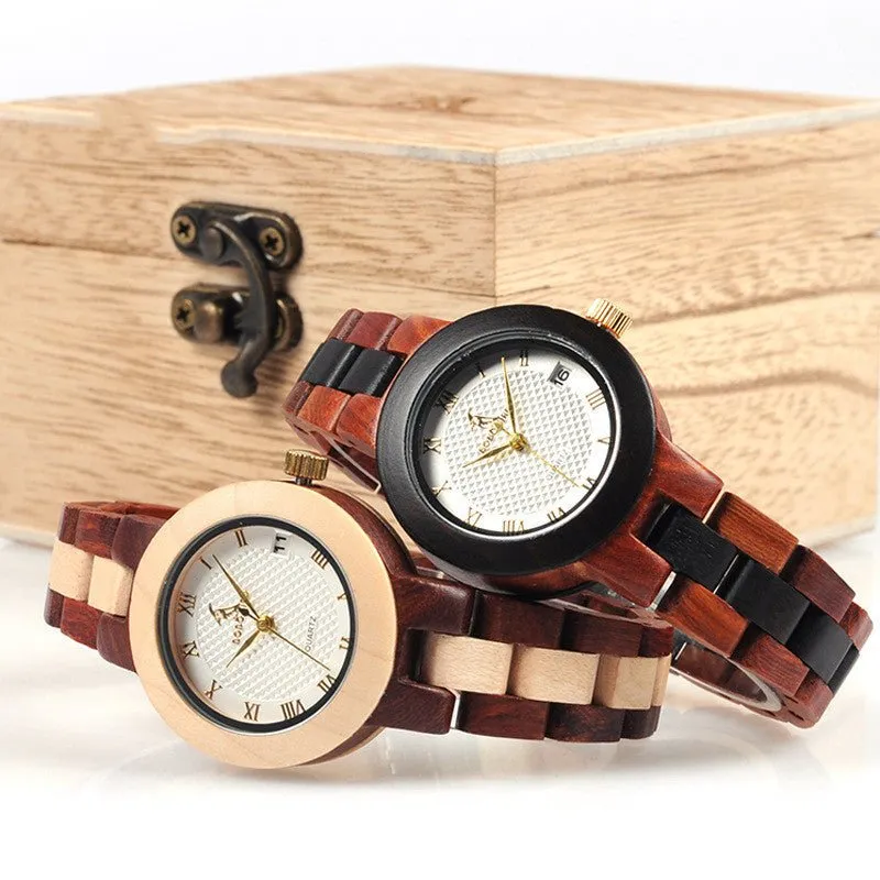 Wooden Women's Quartz Watch