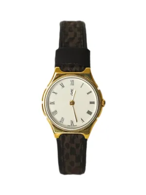 YSL 660 18 Gold Plated Watch